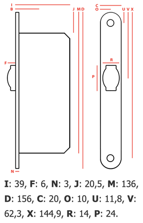 Zamek rolkowy Jania Z091