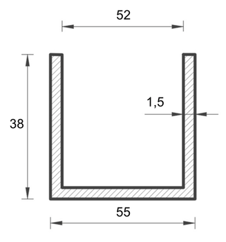 Wspornik podmurówki 50x200 zielony