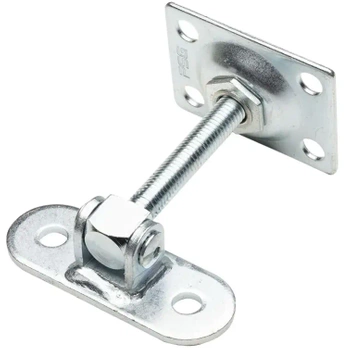 Zawias regulowany M14 z szyldem 115x40 mm i platerem 75x55x3 mm
